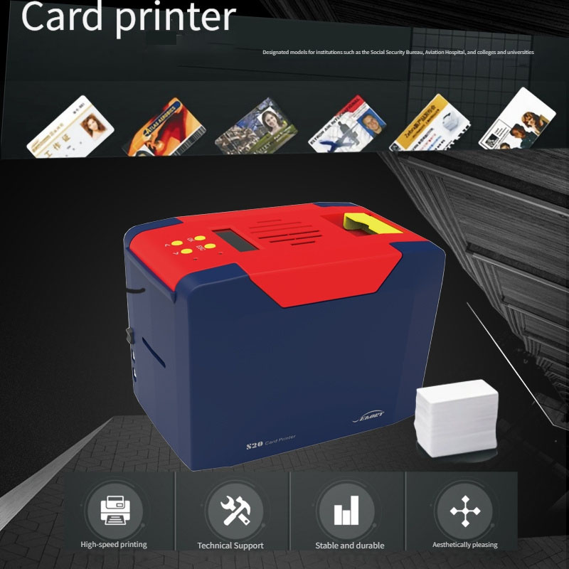 Commercial Ribbon Printing Machine - Handleiding ID PVC-kaartprinter, enkelzijdig direct printen