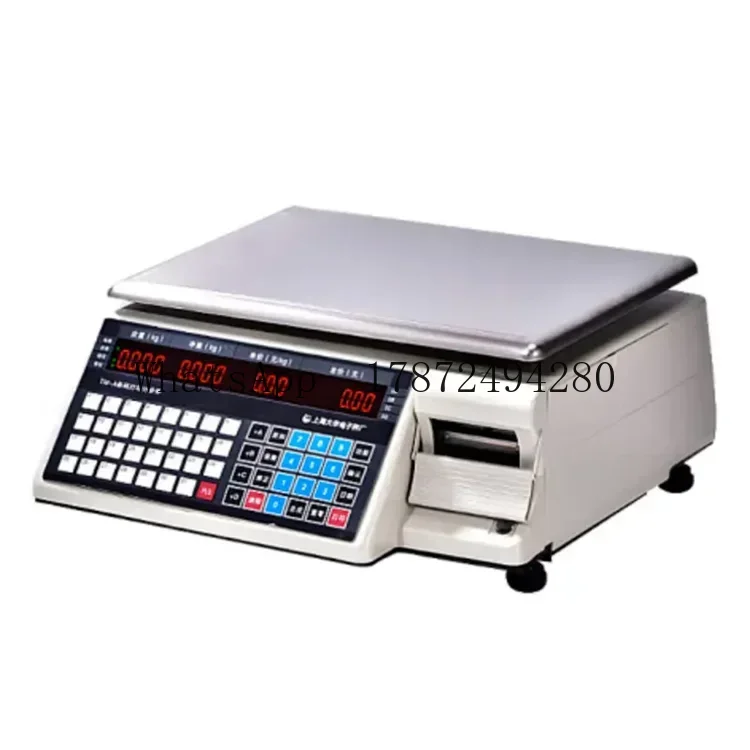 Commercial Printing Machine Price - Commerciële weegschaal met barcodeprinter, prijsberekening voor