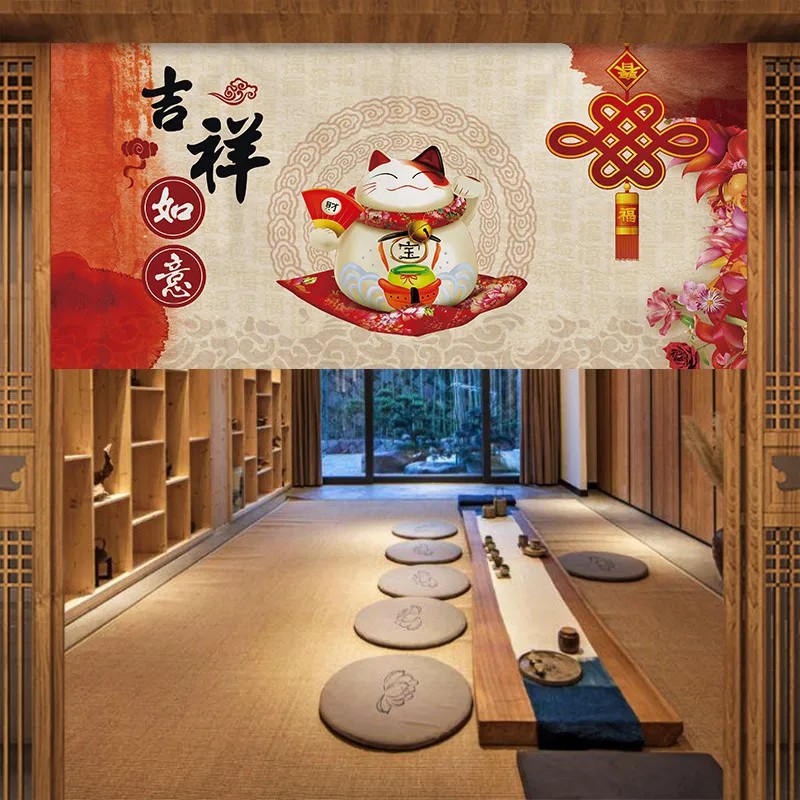 Commercial Printing Rates - VIKAMA Japanse Fuji Kimono Noren Deurgordijn