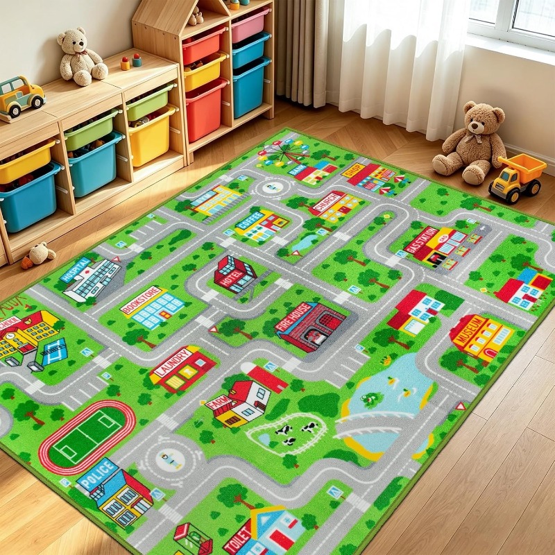 Creatief Stadstraatplan Tapijt - Commercial Road Printing recensie en prijs