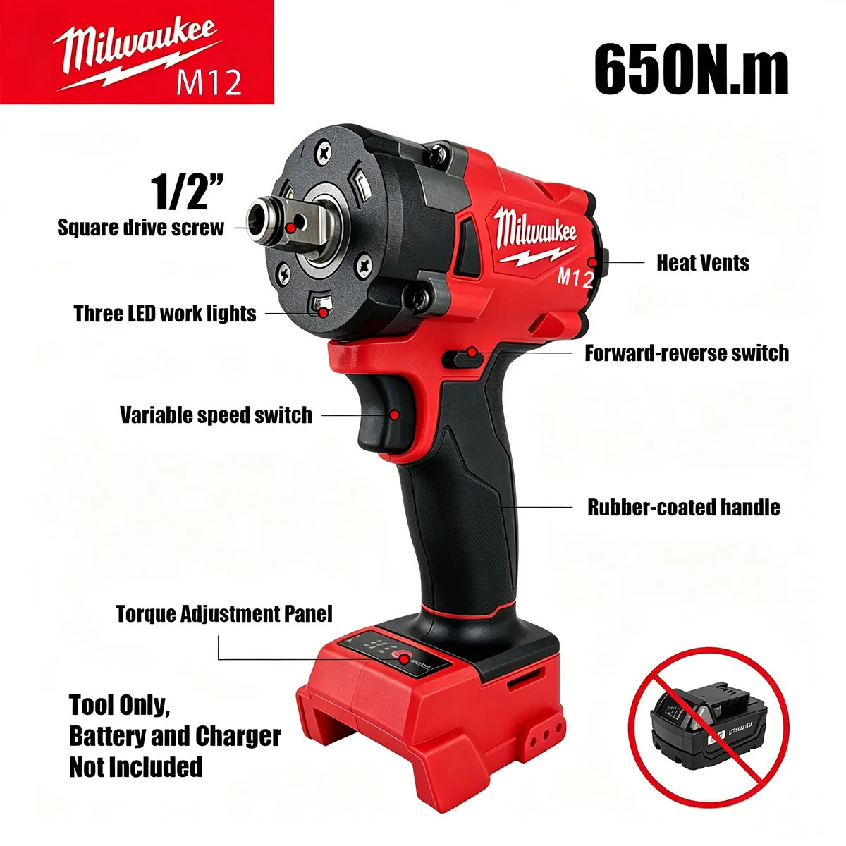 Milwaukee M12 1/2' M18 FUEL Bo - Milwaukee Drill M18 Fuel recensie en prijs