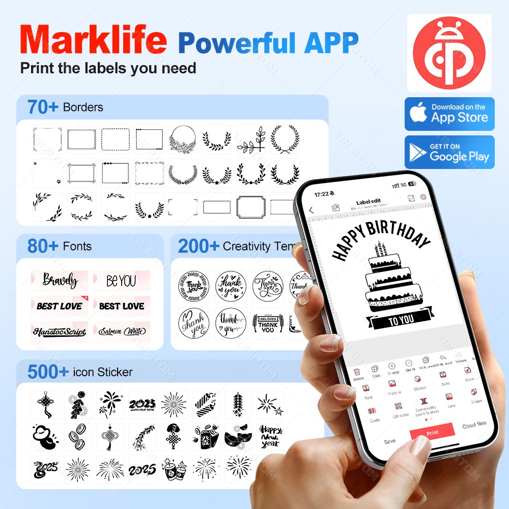 P50 Marklife 20-50mm Thermisch - Commercial Printing Machine Price recensie en prijs